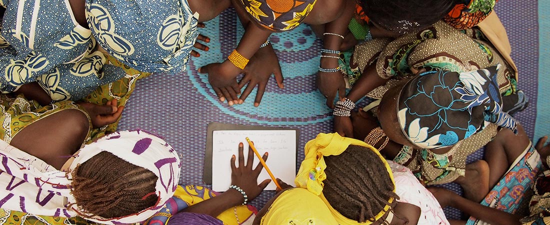 The PHARE program in Mali enables girls like these to go to school
