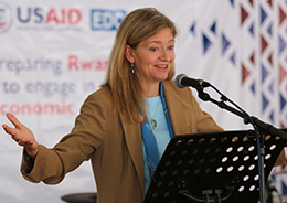 Photo of U.S. Ambassador Erica Barks-Ruggles