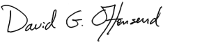 David Offensend signature