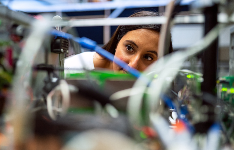 Championing STEM Opportunities for Women Who Have Served A photo of a STEM worker representing Championing STEM Opportunities for Women Who Have Served