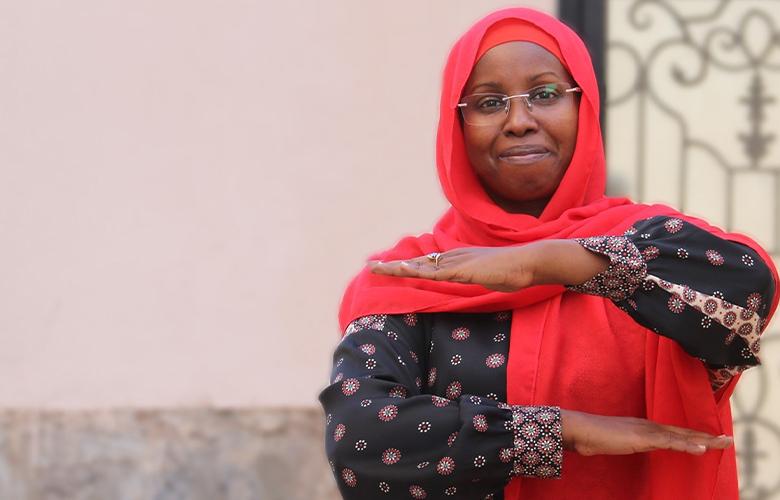 Youssouf demonstrates “Each for Equal,” the theme of International Women’s Day 2020 Youssouf demonstrates “Each for Equal,” the theme of International Women’s Day 2020