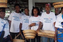 Participants of USAID’s Advancing Youth Project in Liberia.