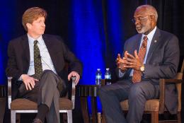 EDC's Jerry Reed with Patrick Kennedy and David Satcher