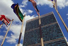 A photo of UN headquarters representing EDC Experts Present at the 79th United Nations General Assembly