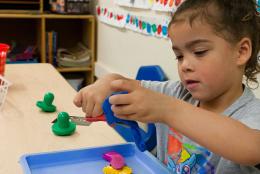 A photo of a child representing EDC Selected to Study Low-Income Parents’ Access to Child Care