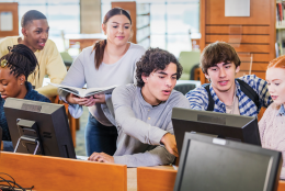 4 Ways to Turn the Tables on Social Media A photo of students representing 4 Ways to Turn the Tables on Social Media