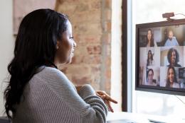 How Do We Adapt Research Amidst COVID-19? A photo of a video chat representing How Do We Adapt Research Amidst COVID-19?