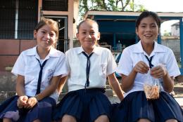 A photo of students representing Adolescent Girls Need More than Paper Dreams