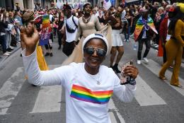 A photo of a pride parade representing Lessons from Queer History, June 2020