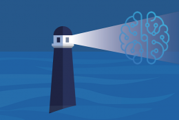 COVID-19 Shines a Light on Mental Health An illustration representing COVID-19 Shines a Light on Mental Health