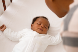 A photo of an infant representing Supporting Infant Safe Sleep Practices with Continuous Quality Improvement