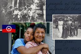 Juneteenth—The African American Independence Day A photo collage representing Juneteenth—The African American Independence Day