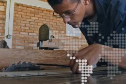 A young man in Honduras gets job training A young man in Honduras gets job training