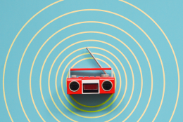 Transforming Lives Through Radio! Illustration of a radio representing Transforming Lives Through Radio!