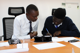 Using Apps and Data to Improve Student Reading Results in Zambia A photo from Zambia