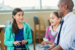 A photo of students and teacher representing Social and Emotional Learning: There’s Something in It for Everyone