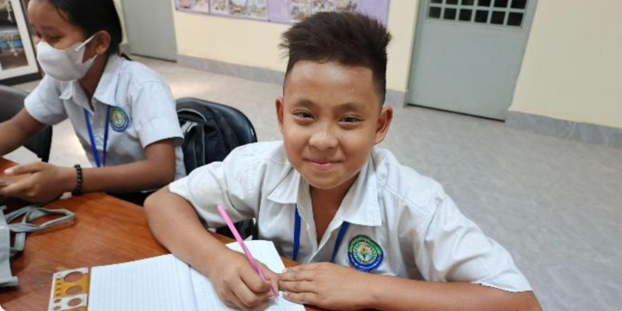 Photo of a student representing Transforming Education by Meeting Learners Where They Are in Cambodia and the Philippines