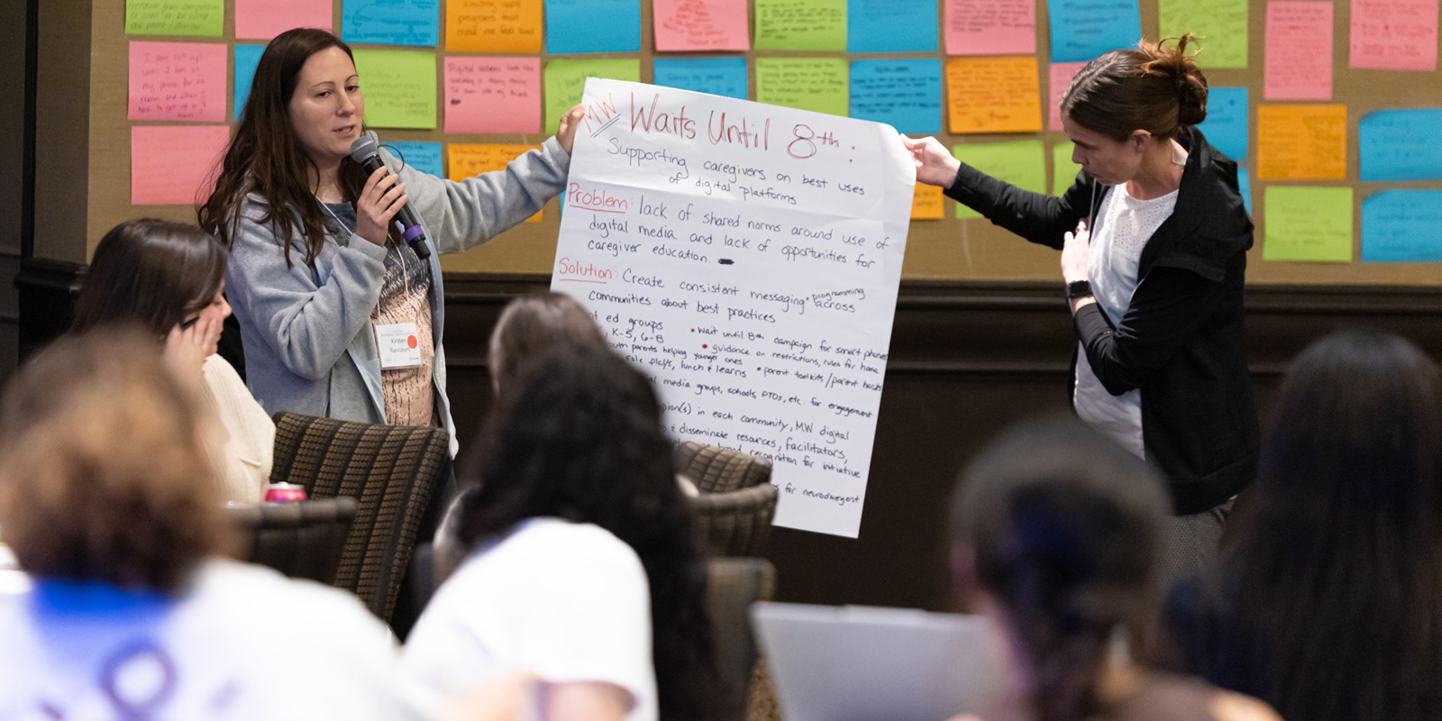 A photo from EDC's Digital Wellbeing Innovation Workshop